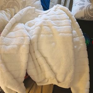 Brand new furry sweater